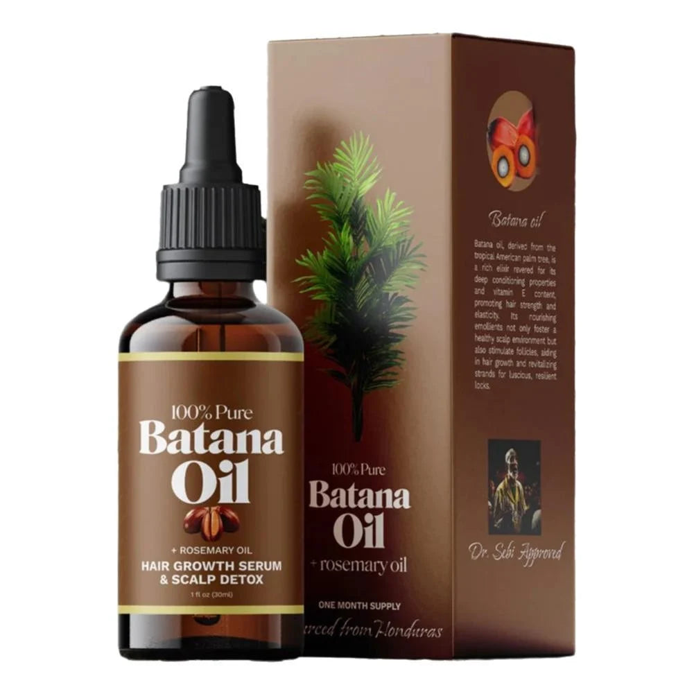 30ml/59ml Batana Rosemary Mint Scalp Hair Strengthening Oil Biotin Essential Oil