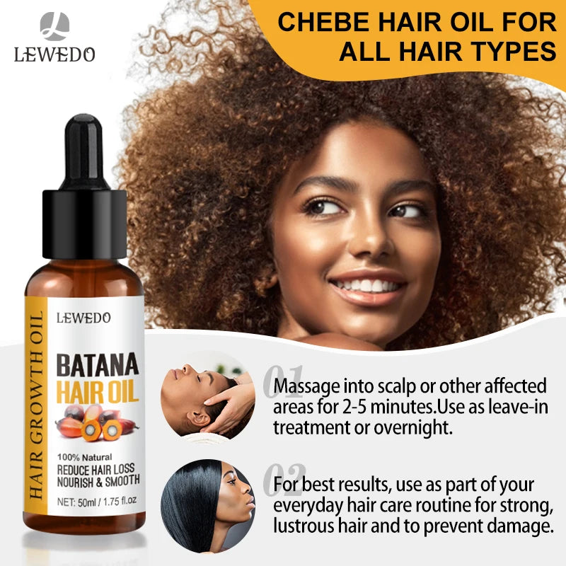 Lewedo Naturals Batana Oil Fast Hair Growth for Men Women