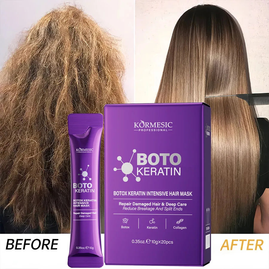 Keratin Hair Mask Repair Damaged frizzy hair