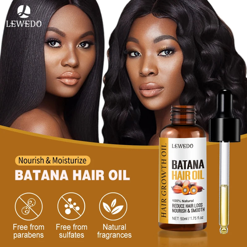 Lewedo Naturals Batana Oil Fast Hair Growth for Men Women